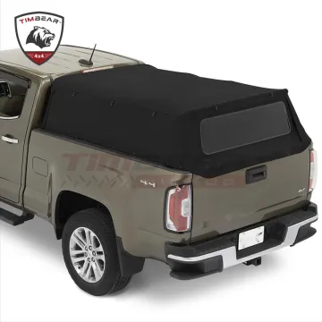 Waterproof Foldable Oxford Fabric Soft Top Canopy for GMC Sierra 1500 Pickup Bed