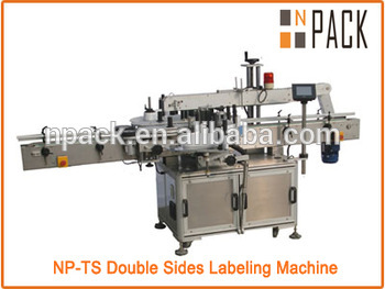 Two side label machine