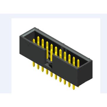 1.27*2,54 mm tht rechte/verticale doos koptekst 180 ° H = 5,90