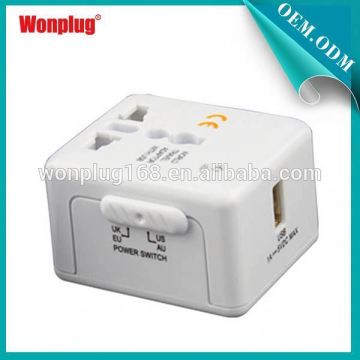 Mini Top Selling Worldwide Wonplug Patent 1Year Guarantee Cheap adapter 3-prong plug