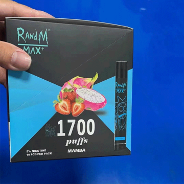 Randm Max 1700 Puffs Plus 6ml E-Juice Flavor
