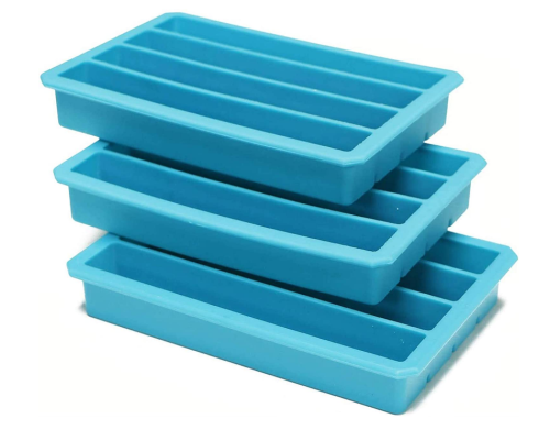 Lange Silikon-Eiswürfel-Tabletts für Wasserflaschen