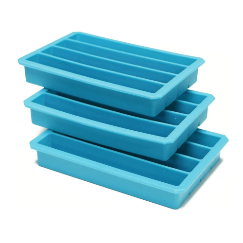 Lange Silikon-Eiswürfel-Tabletts für Wasserflaschen