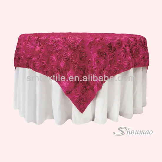 satin linen lace table overlays