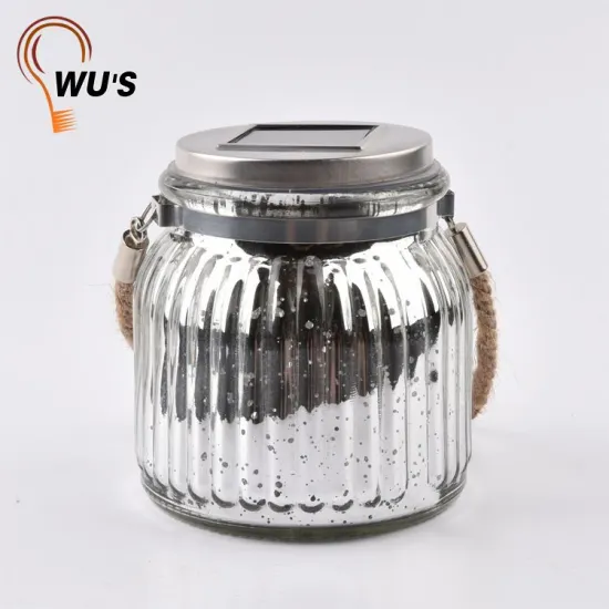 Popular for the market factory directly solar crackle glass ball light