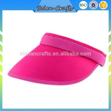 Woman 57 Cotton 43 Tencel Sun Visor Hats With Large Nylon Wrap Visor