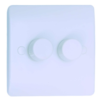 2Gang 1Way 250W Dimmer Switch