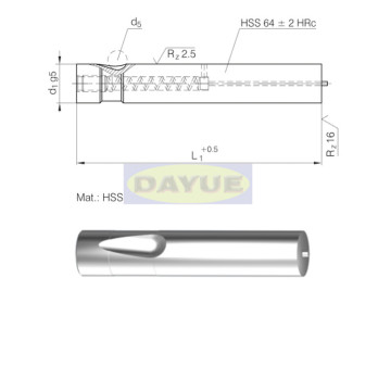 Custom ball lock punch for die press tooling