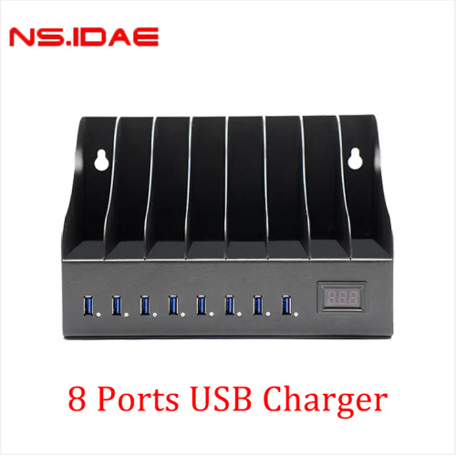 Multi Port Laptop Charger Multiple USB Charger 8-Port Desktop Charging Station Manufactory