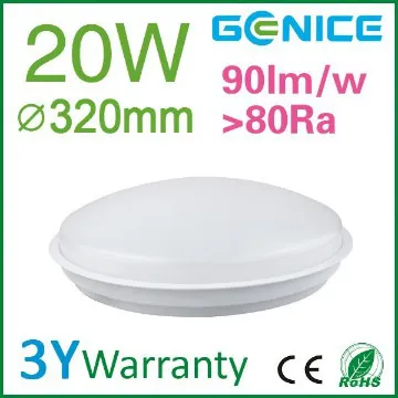 AC100-240V CRI>80 20w led kitchen ceiling lights