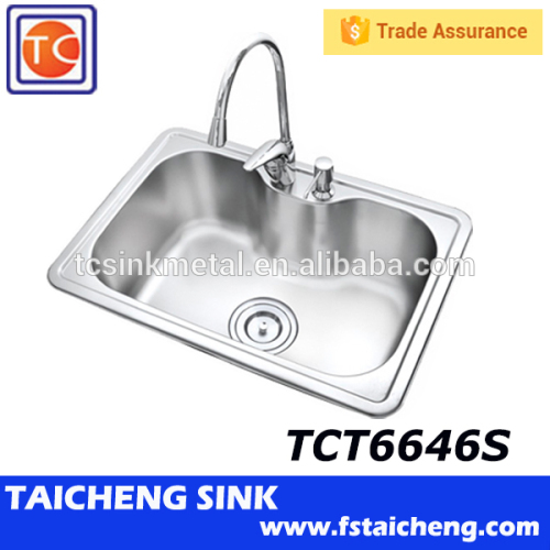 TCT6646S Polish Surface Rectangular Bathroom Sink for Basin Washing Clothes