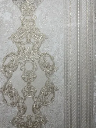 Pvc Damacus Wallpaper For Wall Covering