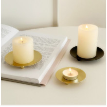 Колеры пласціны металічных свечак для свечак для водараў