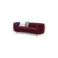 Ciemnobrązowa wygodna luksusowa sofa Chesterfield Sofa