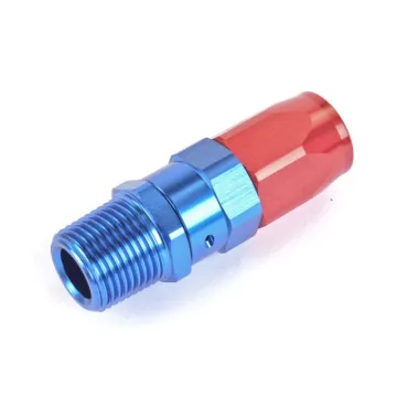 custom anodized hose fitting, adapter hose fitting, mini aluminum adapter hose end fittings