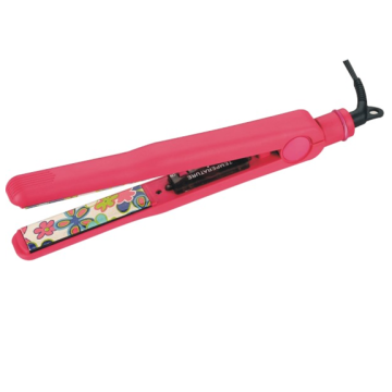 Spring Mounted Tourmaline LED Light Hair Straightener