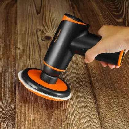 Cordless Portable Car Polisher: Flex Dualaction Mini Handled Electric Auto Buffer