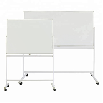 Custom rotating whiteboard double side movable Whiteboard magnetic writing white board with stand