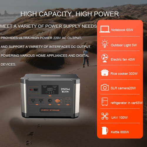 Batterie de la série de stockage d&#39;énergie 1500W