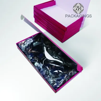 Rose red apparel mailer box