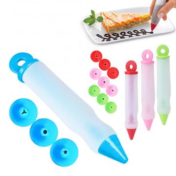 Squeeze Writing Cake Decoration Tool: Silicone Chocolate Pen for Baking and Kitchen Use