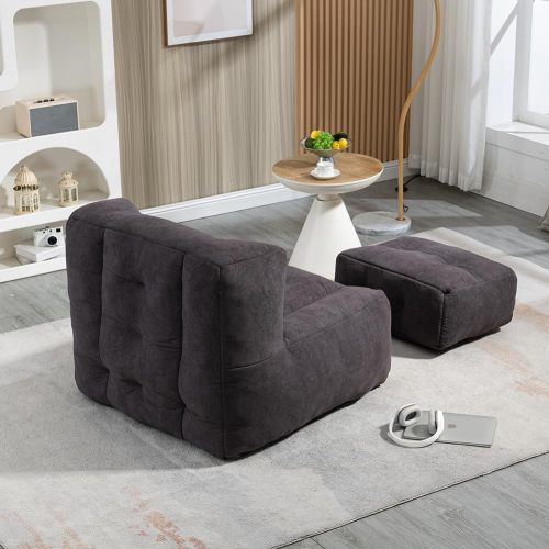 Furry Beanbag Chair for Adults