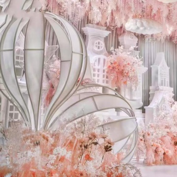 عناصر تزيين بالون الهواء الساخن من الحديد للزفاف