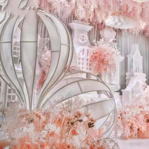 Düğün salonu demir sanat sıcak hava balonu dekorasyon öğeleri