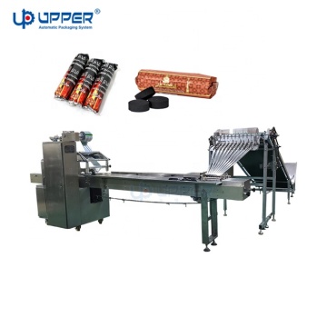 Pillow Packing Bag BBQ Wood Hookah Charcoal Horizontal Packaging Machine