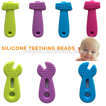 China Wholesaler Silicone Beads For Teething--Hammer/Pliers/Spinners/Srewdriver Chew Beads Available