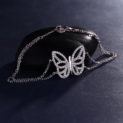 925 Sterling Silver charms bracelet jewelry