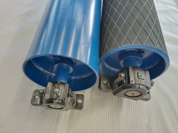 Belt Conveyor System tail bend Pulley For Concrete Batching Plant and cement industry
