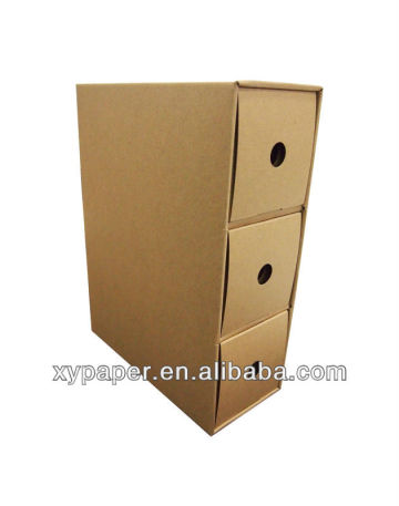 corrugated storage box for office supply