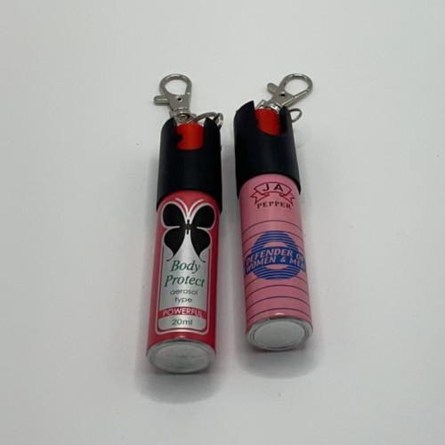 Spray de poivre de porte-clés de petite taille de 15 ml 20 ml d'aérosol