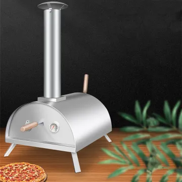 Domestic Fruit Charcoal Pizza Kiln Stainless Steel Pizza Oven Portable Table Wood Pizza Oven