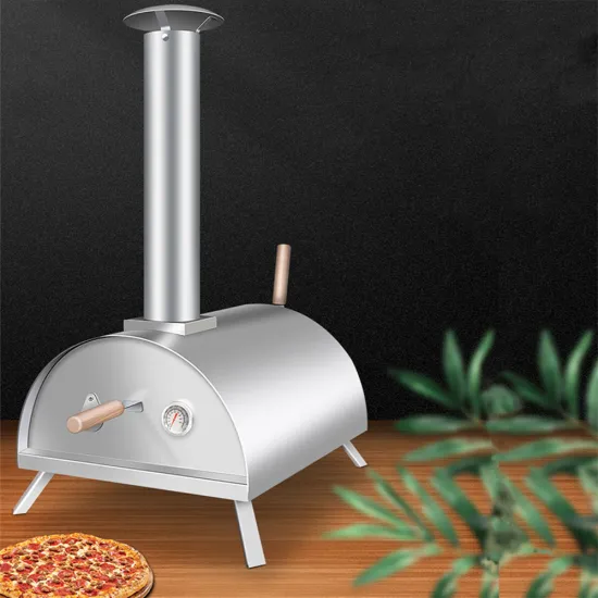 Domestic Fruit Charcoal Pizza Kiln Stainless Steel Pizza Oven Portable Table Wood Pizza Oven