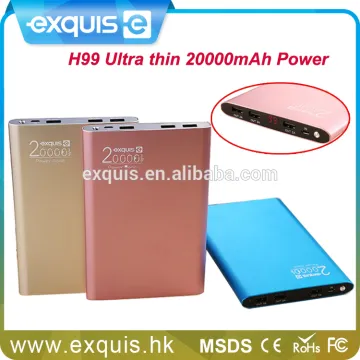 2016 High Capacity LED light Mobile Power Bank,Ultra thin Metal Power Bank 20000mAh