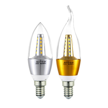 E14 6W 8W 10W LED Candle Bulb - 3000K 4000K 6000K Dimmable 220V Flicker-free