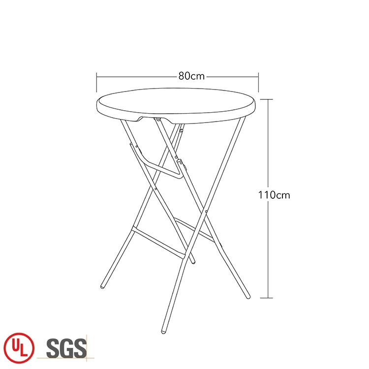 Plastic Round Folding Table