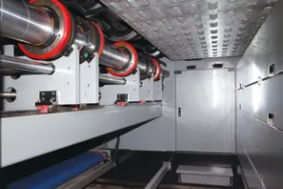 German Siemens system corrugated box printing machine