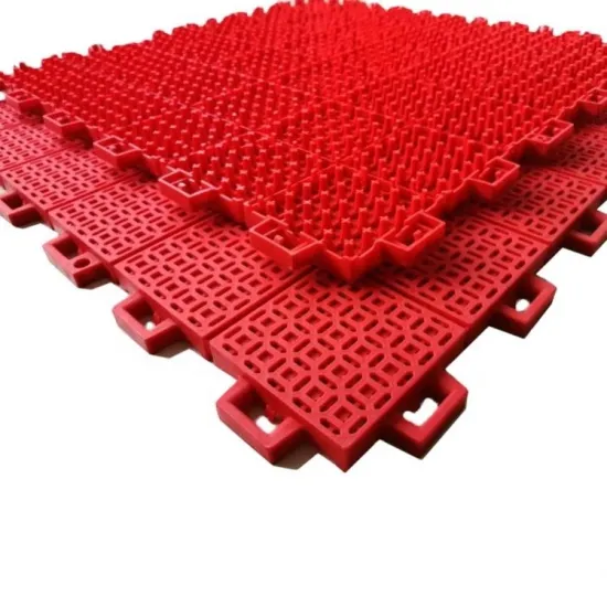 Easy-to-Assemble PP Sports Flooring System for Outdoor Basketball Courts