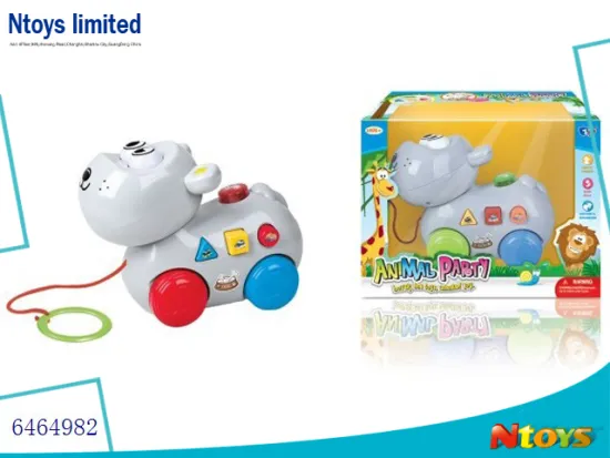 6464982 PULLING GOOD SALE FUNNY MUSICAL ANIMAL DOG BABY TOY