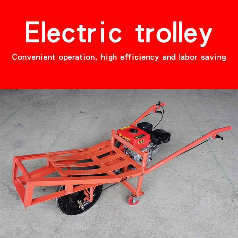 Electric cart electric trolley pull truck trailer trolley large warehouse truck heavy-duty wheelbarrows