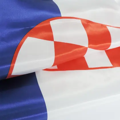 World flag Croatia National Day banner