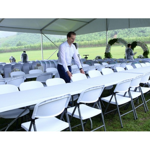 Outdoor Furniture Folding Table HDPE Plastic