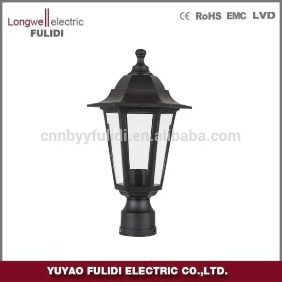 P613 plastic outdoor lights for pillars,garden gate light,cheap post light