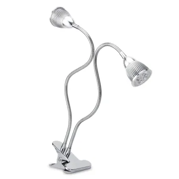 10W Desk Clip Grow Lamp dual head led grow light Flexible Gooseneck with Separate Control Switches Full Spectrum