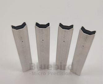 Aluminum square e-cigarette tube