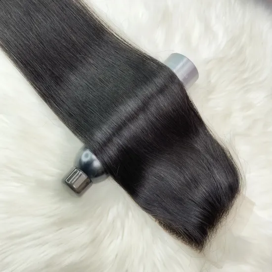 US Warehouse: High-Quality HD Lace Closures, Frontals, and Transparent Closures with 4x4 Straight Raw Human Hair and Brazilian Virgin Hair