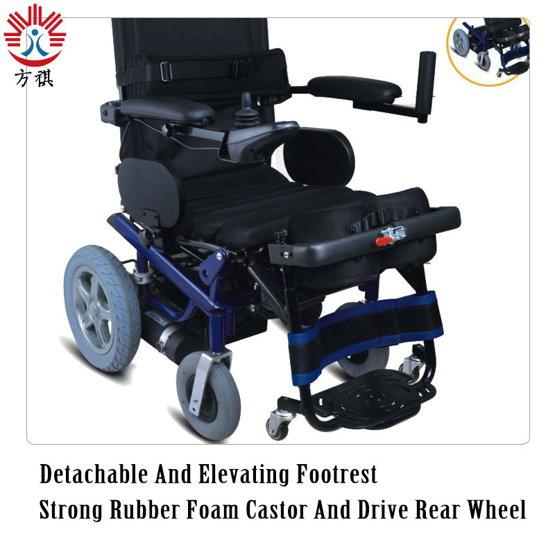 Standing Electric Wheelchair Rubber Foam Wheel